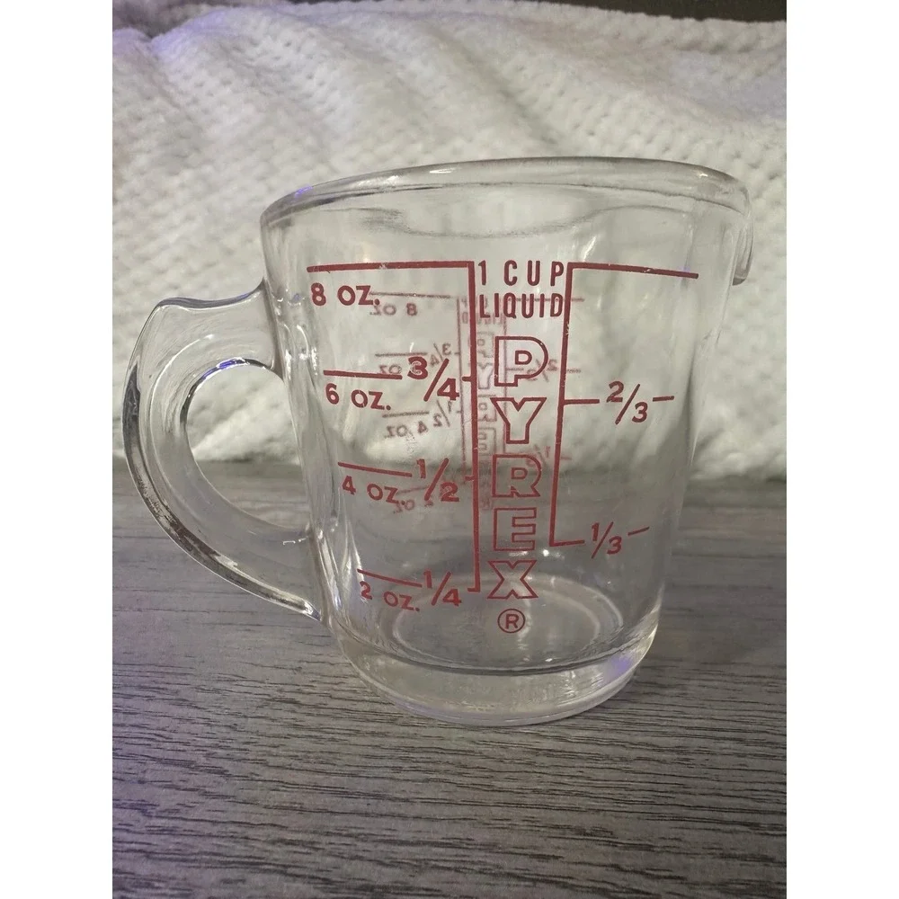 Vintage PYREX 1 Cup Liquid Measuring Cup